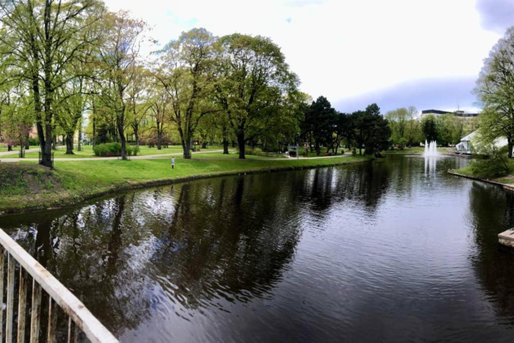 New Comfortable Apartment Nearby Promenade In 5 Minutes From Old Town Of Riga. Bagian luar foto